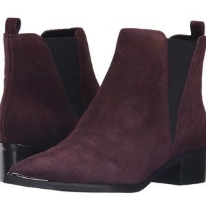 Marc Fisher Purple Yale Chelsea boots new no tags